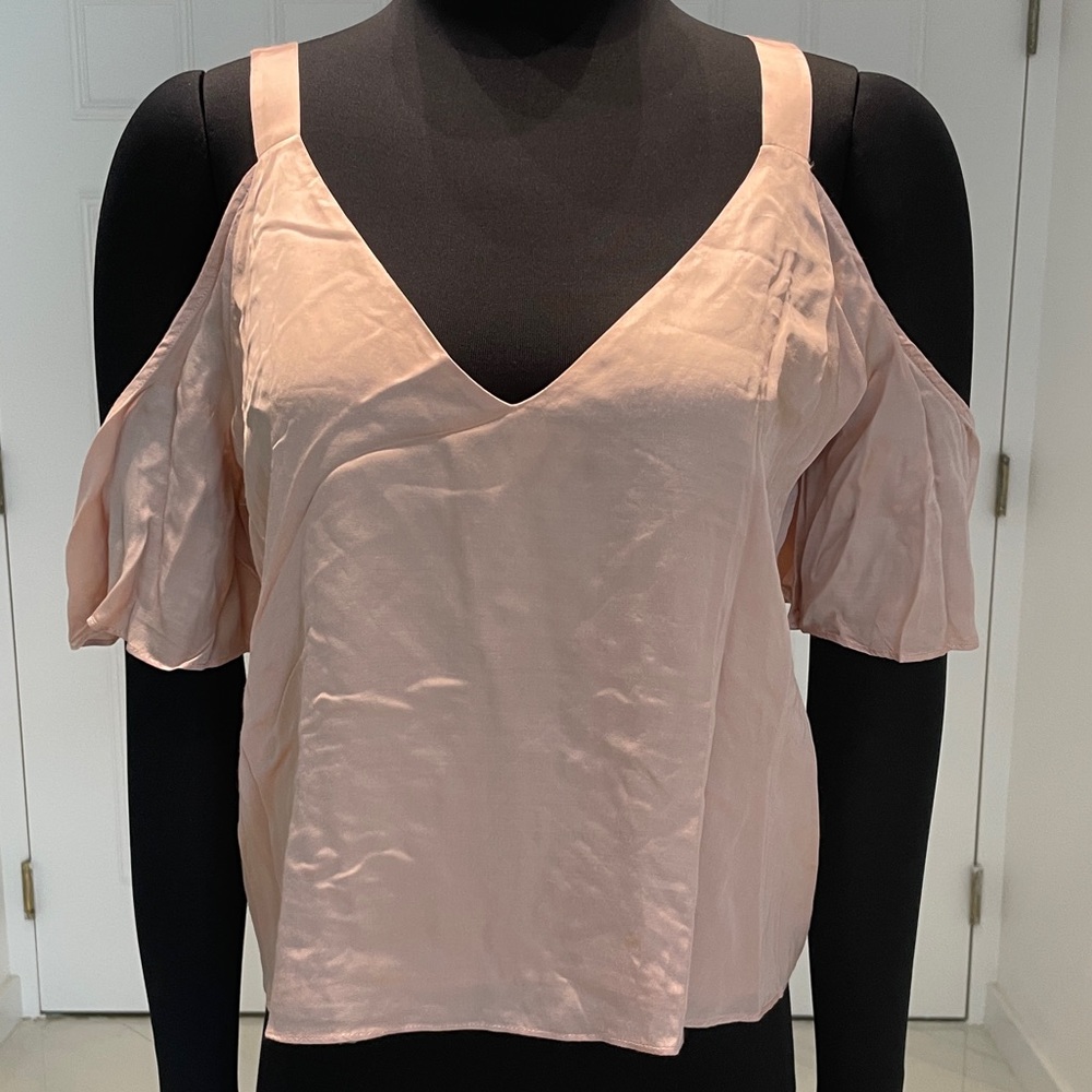 Marciano Los Angeles Blush Pink Cold Shoulder Top - US Women’s Size Small